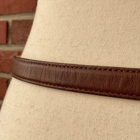 Gail Labelle Inc Brown Leather Medium Belt Size M - Picture 13 of 14
